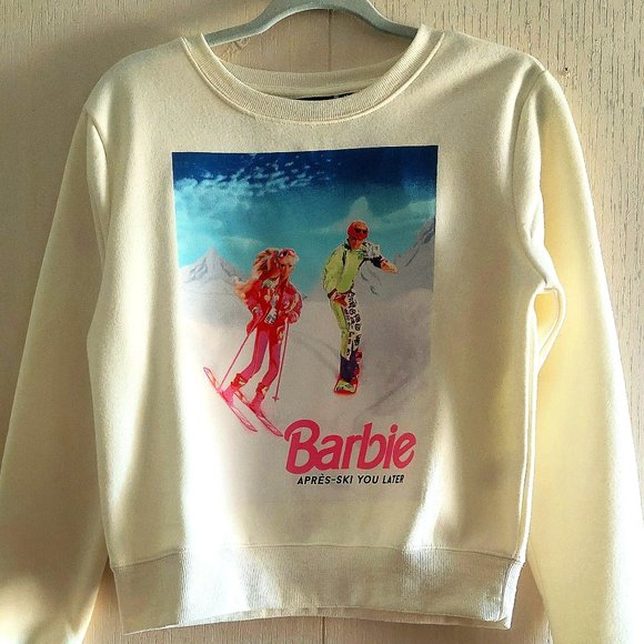 Barbie Sweaters - Barbie SweatShirt "Ski you Later"